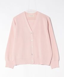 TOKYO SHIRTS | 畔編みVネック レディースニットカーディガン(カーディガン/ボレロ)