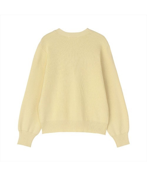 TOKYO SHIRTS（トウキョウシャツ）の「畔編みVネック レディースニットカーディガン（カーディガン/ボレロ・レディース・ベージュ/ネイビー/ピンク/イエロー・LL/M/L）」の10枚目の写真