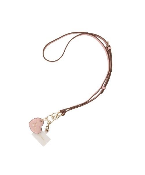 Samantha Thavasa Petit Choice（サマンサタバサ　プチチョイス）の「カラフルハート スマホストラップ（スマホケース/カバー・レディース・ブラック/ピンクベージュ/ミント/ライトブルー/イエロー・FREE）」の5枚目の写真