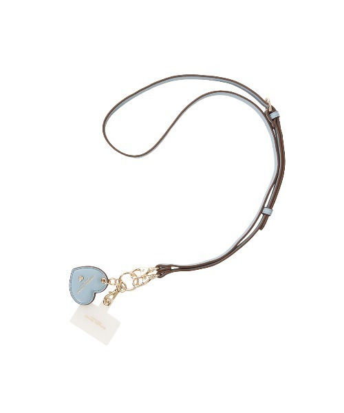 Samantha Thavasa Petit Choice（サマンサタバサ　プチチョイス）の「カラフルハート スマホストラップ（スマホケース/カバー・レディース・ブラック/ピンクベージュ/ミント/ライトブルー/イエロー・FREE）」の3枚目の写真