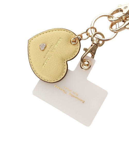 Samantha Thavasa Petit Choice（サマンサタバサ　プチチョイス）の「カラフルハート スマホストラップ（スマホケース/カバー・レディース・ブラック/ピンクベージュ/ミント/ライトブルー/イエロー・FREE）」の9枚目の写真