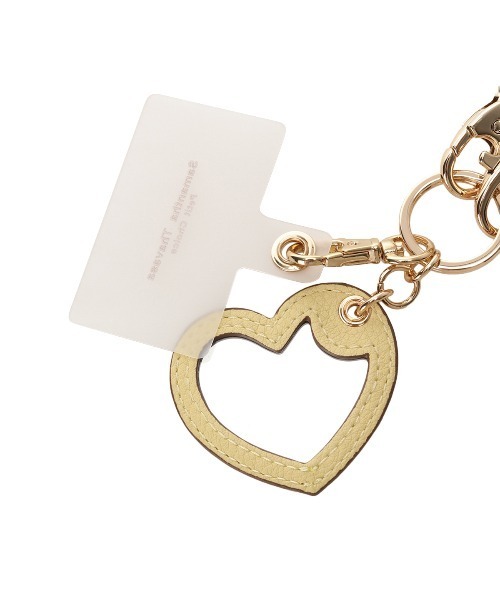 Samantha Thavasa Petit Choice（サマンサタバサ　プチチョイス）の「カラフルハート スマホストラップ（スマホケース/カバー・レディース・ブラック/ピンクベージュ/ミント/ライトブルー/イエロー・FREE）」の10枚目の写真