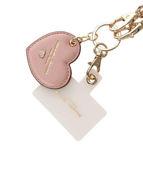 Samantha Thavasa Petit Choice（サマンサタバサ　プチチョイス）の「カラフルハート スマホストラップ（スマホケース/カバー・レディース・ブラック/ピンクベージュ/ミント/ライトブルー/イエロー・FREE）」の13枚目の写真