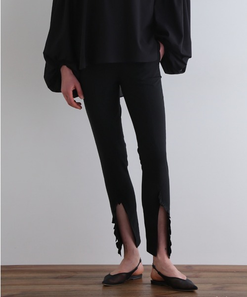 LE PHIL(ルフィル)の「◆COOL DOTS パンツ(その他パンツ・レディース・ブラック・00/0/1)」の1枚目の写真