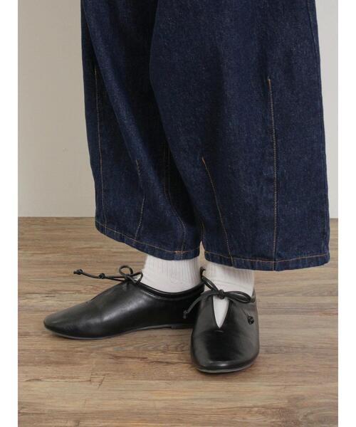 Samansa Mos2（サマンサ モスモス）の「リボンフラットシューズ（ドレスシューズ・レディース・ブラック/ベージュ/レッド・XL/L/M/S）」の8枚目の写真