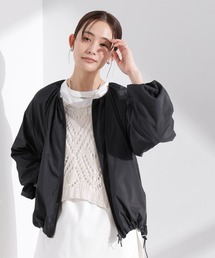 ソフトギャザージップブルゾン