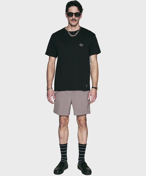 CRIMIE（クライミー）の「TWO HEART WAPPEN T SHIRT（Tシャツ/カットソー・メンズ・オートミール/ホワイト/ブラック・XXL/XL/L/M/S）」の10枚目の写真