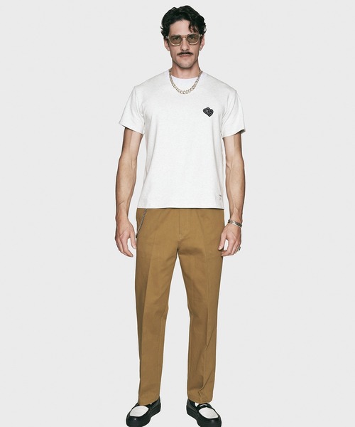 CRIMIE（クライミー）の「TWO HEART WAPPEN T SHIRT（Tシャツ/カットソー・メンズ・オートミール/ホワイト/ブラック・XXL/XL/L/M/S）」の13枚目の写真