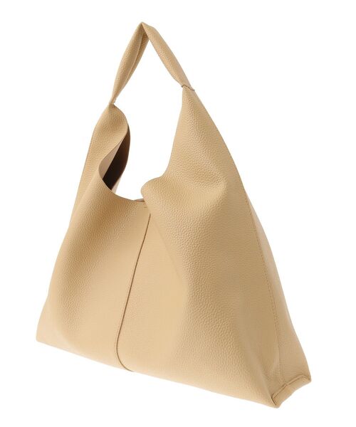 Green Parks(グリーンパークス)の「・QUON 軽量トライアングルトート(ハンドバッグ・レディース・チャコールグレー/ブラック/イエロー/グレイッシュベージュ・FREE)」の9枚目の写真