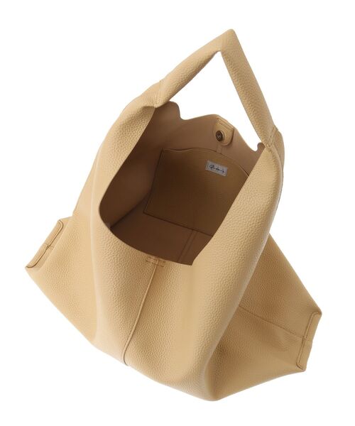 Green Parks(グリーンパークス)の「・QUON 軽量トライアングルトート(ハンドバッグ・レディース・チャコールグレー/ブラック/イエロー/グレイッシュベージュ・FREE)」の11枚目の写真