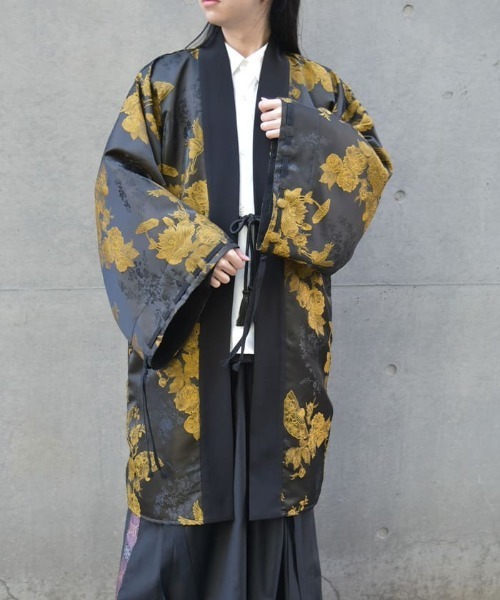 REZEN(リゼン)の「タッセル紐ジャガード羽織(その他アウター・メンズ・ローズ/イエロー/ブラック・LARGE/MEDIUM)」の8枚目の写真