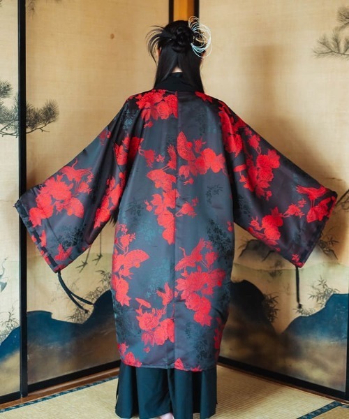 REZEN(リゼン)の「タッセル紐ジャガード羽織(その他アウター・メンズ・ローズ/イエロー/ブラック・LARGE/MEDIUM)」の13枚目の写真