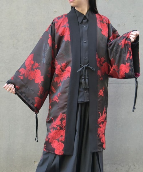REZEN(リゼン)の「タッセル紐ジャガード羽織(その他アウター・メンズ・ローズ/イエロー/ブラック・LARGE/MEDIUM)」の14枚目の写真