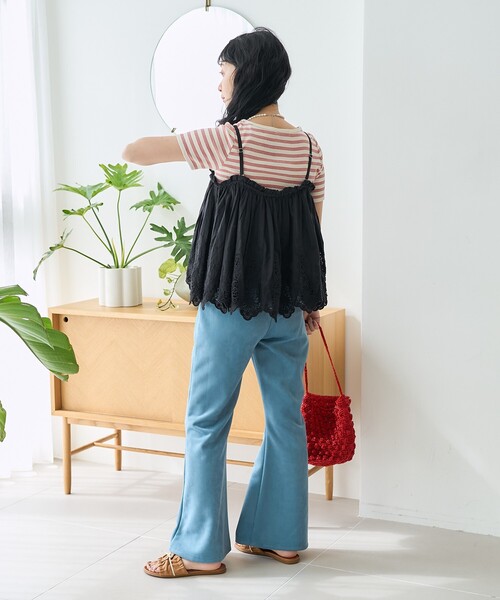 FREAK'S STORE(フリークスストア)の「インド スカラップ 2wayスカート トップス(スカート・レディース・オフホワイト/ブラック・フリ-)」の20枚目の写真