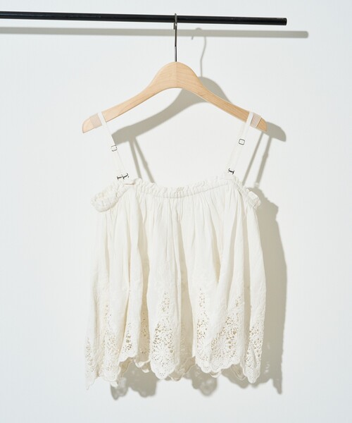 FREAK'S STORE(フリークスストア)の「インド スカラップ 2wayスカート トップス(スカート・レディース・オフホワイト/ブラック・フリ-)」の16枚目の写真