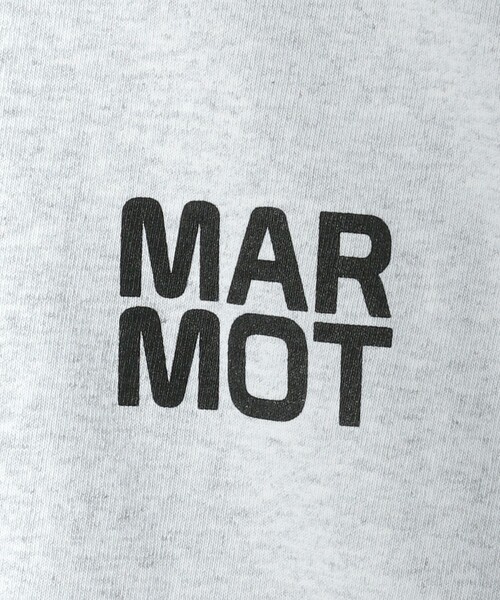 ＜MARMOT CAPITAL＞フェイスプリント ロングスリーブTシャツ　グレー MARMOT CAPITAL＞フェイスプリント ロングスリーブTシャツ グレー