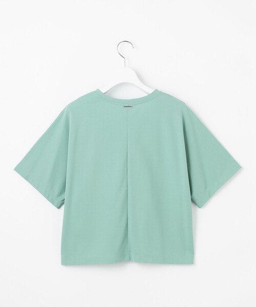 自由区（ジユウク）の「ハイカウントクロップド丈 Tシャツ（Tシャツ/カットソー・レディース・アイボリー系/ライトグリーン系/ブラック系・38）」の13枚目の写真
