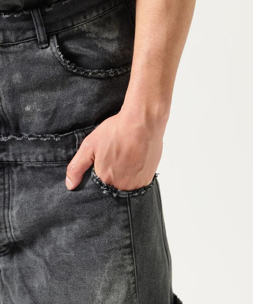 FR(13)NDS（フレンズ）の「FR(13)NDS/フレンズ/Double West Denim Pants（デニムパンツ・メンズ・ブラック・F）」の13枚目の写真