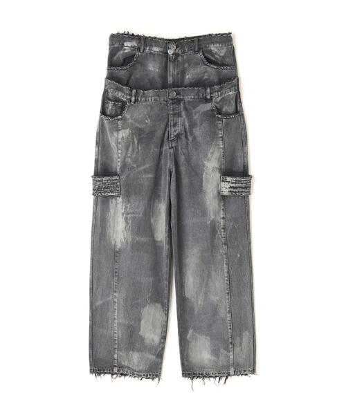 FR(13)NDS（フレンズ）の「FR(13)NDS/フレンズ/Double West Denim Pants（デニムパンツ・メンズ・ブラック・F）」の17枚目の写真