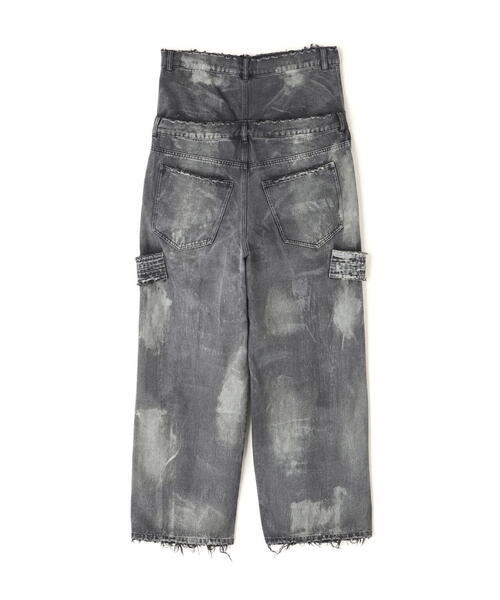 FR(13)NDS（フレンズ）の「FR(13)NDS/フレンズ/Double West Denim Pants（デニムパンツ・メンズ・ブラック・F）」の18枚目の写真