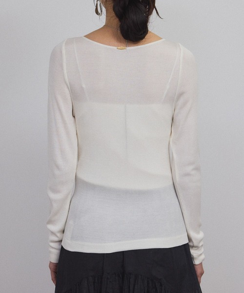 Hug Silk ラウンドネックプルオーバー（Tシャツ/カットソー）｜SALON