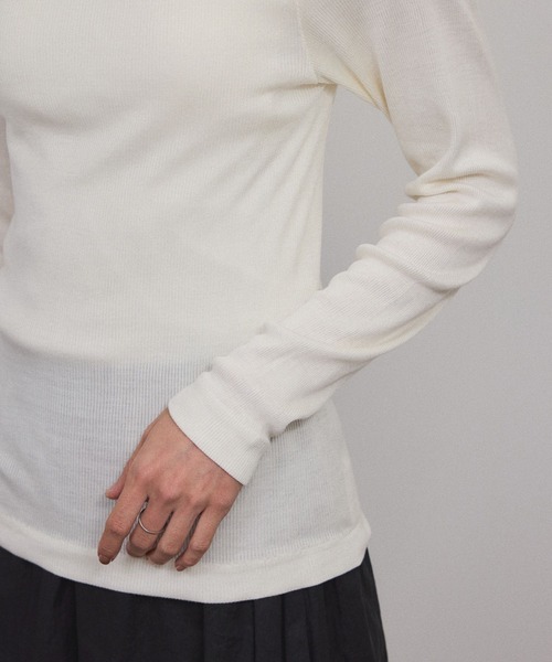 Hug Silk ラウンドネックプルオーバー（Tシャツ/カットソー