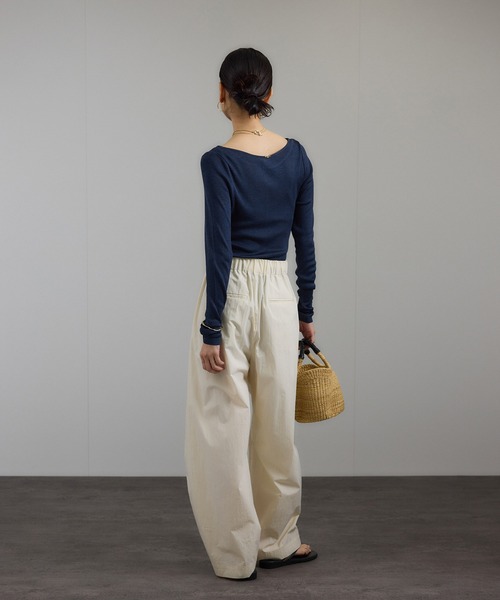 Hug Silk ラウンドネックプルオーバー（Tシャツ/カットソー