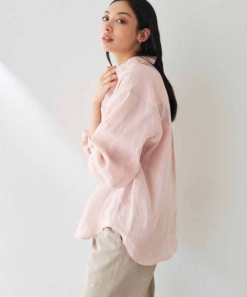 Whim Gazette リネンキャンバスシャツ Whim Gazette(ウィム ガゼット)のリネンキャンバスシャツ通販