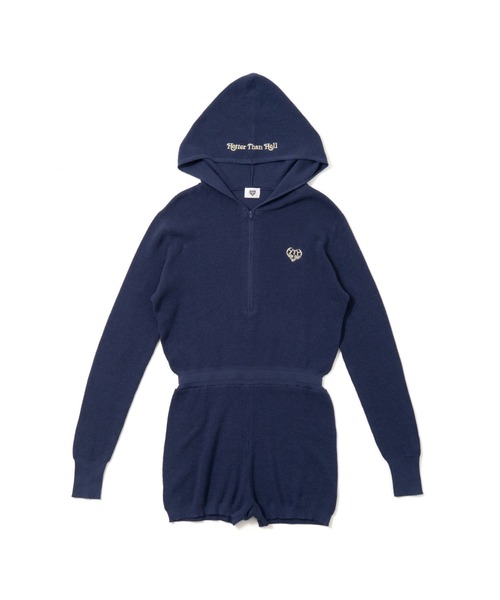 hood romper（サロペット/オーバーオール）｜HTH（エイチティーエイチ