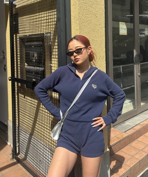 サロペット・オーバーオール・オールインワン HTH sweat hood romper hood romper（サロペット/オーバーオール）｜HTH（エイチティーエイチ