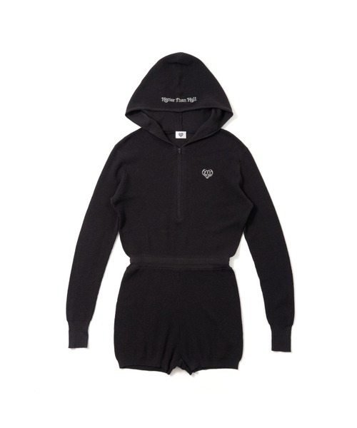 サロペット・オーバーオール・オールインワン HTH sweat hood romper hood romper（サロペット/オーバーオール）｜HTH（エイチティーエイチ