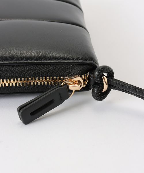 ADD CULUMN（アドカラム）の「ADD CULUMN/アドカラム PUFF MULTI WALLET（財布・レディース・キャメル/ブラック・FREE）」の4枚目の写真