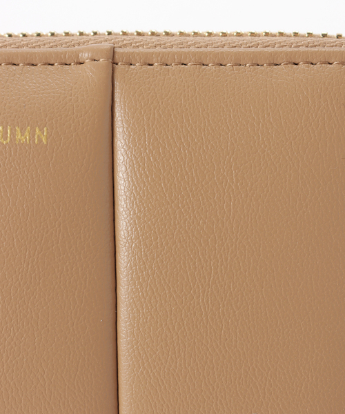 ADD CULUMN（アドカラム）の「ADD CULUMN/アドカラム PUFF MULTI WALLET（財布・レディース・キャメル/ブラック・FREE）」の7枚目の写真