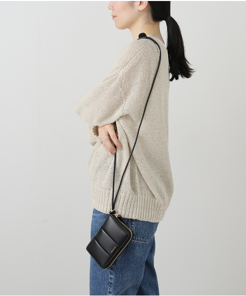 ADD CULUMN（アドカラム）の「ADD CULUMN/アドカラム PUFF MULTI WALLET（財布・レディース・キャメル/ブラック・FREE）」の8枚目の写真