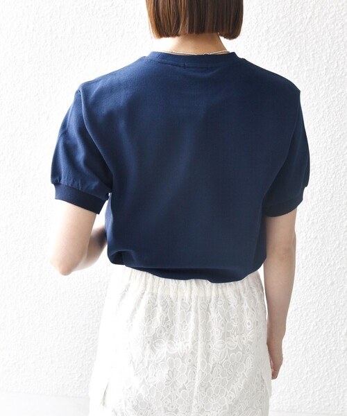 LACOSTE（ラコステ）の「【SHIPS any別注】LACOSTE: ワンポイント ロゴ ピケ クルーネック Tシャツ 25SS◇（Tシャツ/カットソー・メンズ・ホワイト/ライトグリーン/ネイビー・SMALL/MEDIUM/LARGE/X-LARGE/XX-LARGE）」の20枚目の写真