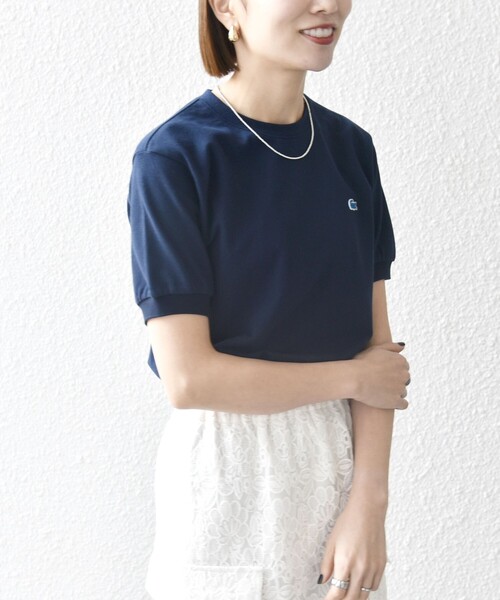 LACOSTE（ラコステ）の「【SHIPS any別注】LACOSTE: ワンポイント ロゴ ピケ クルーネック Tシャツ 25SS◇（Tシャツ/カットソー・メンズ・ホワイト/ライトグリーン/ネイビー・SMALL/MEDIUM/LARGE/X-LARGE/XX-LARGE）」の21枚目の写真