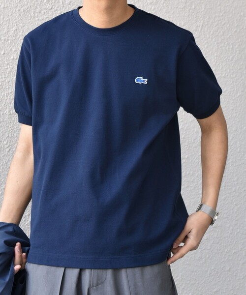 セール】【SHIPS any別注】LACOSTE: ワンポイント ロゴ ピケ