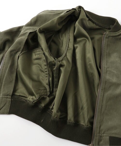 BREEZE(ブリーズ)の「【ジュニア対応】MA-1ブルゾン(MA-1・キッズ・ブラック/カーキ・110/100/120/140/150/130/90)」の11枚目の写真