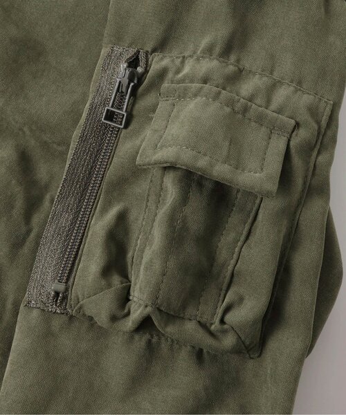 BREEZE(ブリーズ)の「【ジュニア対応】MA-1ブルゾン(MA-1・キッズ・ブラック/カーキ・110/100/120/140/150/130/90)」の9枚目の写真