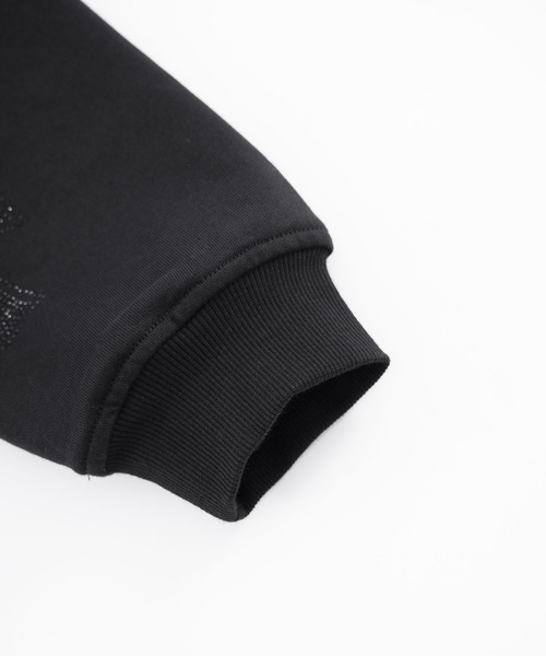 セール】フーディー｜BLACKxBLACK CROSS REVERSIBLE ZIP HOODIE