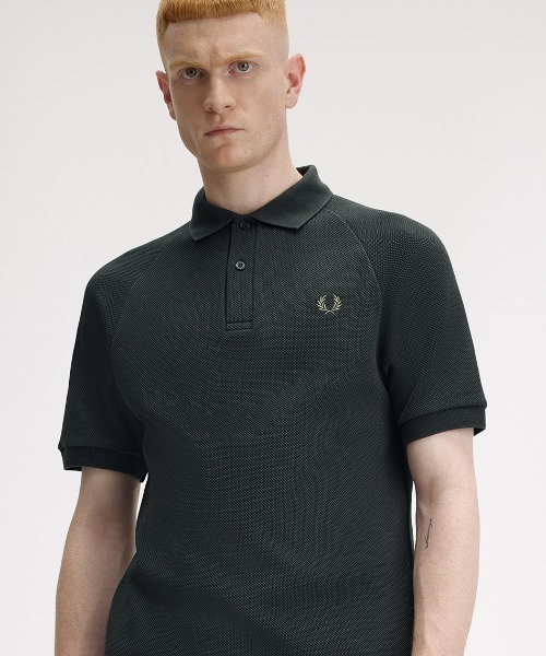 セール】Textured Pique Polo Shirt／テクスチャーピケ