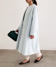 ブランド古着】MADEMOISELLE ROPE'｜マドモアゼル ロペのノーカラー