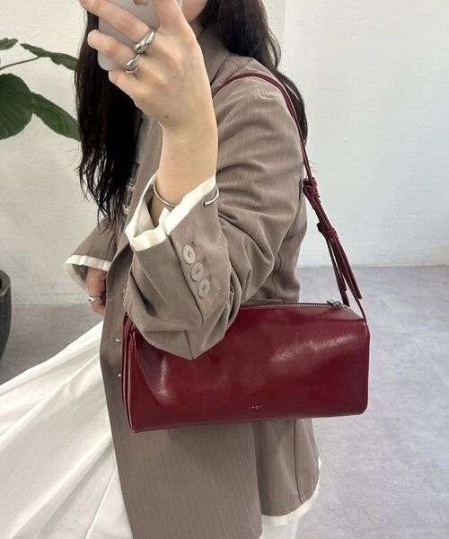 mystic（ミスティック）の「loti ダブルハンドルBAG（ハンドバッグ・レディース・レッド/ブラウン/ブラック・ONE SIZE）」の6枚目の写真