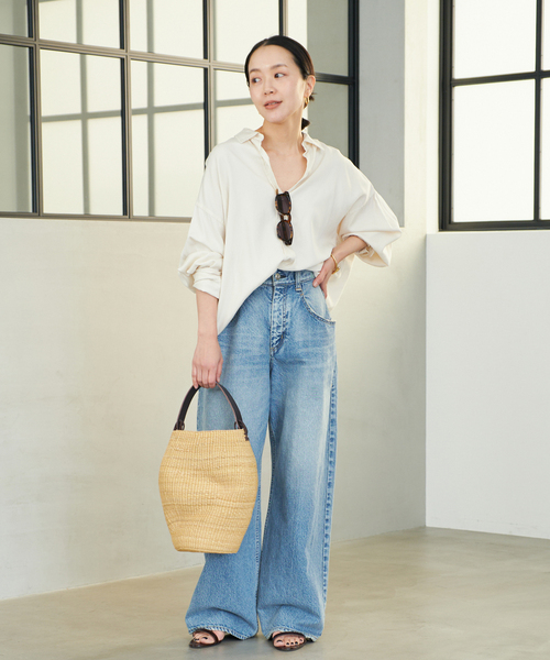 Plage - 新品プラージュplageHEALTHY DENIM Oversize シャツ Plage(プラージュ)の「【Healthy denim/ヘルシーデニム】BLUE