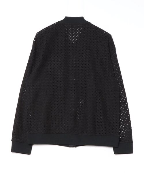 STUD MUFFIN（スタッドマフィン）の「STUD MUFFIN/スタッドマフィン/ラッセルメッシュジップ ブルゾン（ブルゾン・メンズ・ブラック・3/4/2）」の3枚目の写真