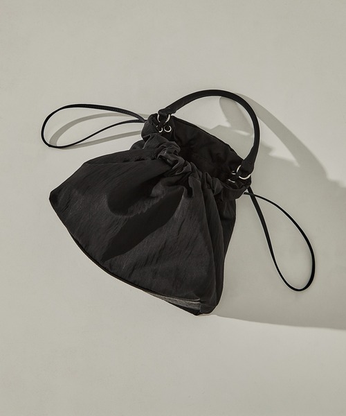 MARY AL TERNA(メアリオルターナ)の「【MARY AL TERNA/メアリオルターナ】MINI HAND BAG/ナイロンハンドバッグ(ハンドバッグ・レディース・ホワイト/ブラック・FREE)」の12枚目の写真