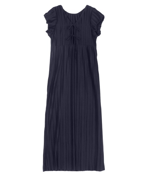 KOBE LETTUCE（コウベレタス）の「[ yuiさんコラボ ]前後2way半袖プリーツワンピース（ワンピース・レディース・ブラウン/ミント/ベージュ/ブラック・M/PM）」の10枚目の写真