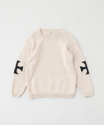 MacMahon Knitting Mills/マクマホンニッティングミルズ Crew Neck Knit-Cross