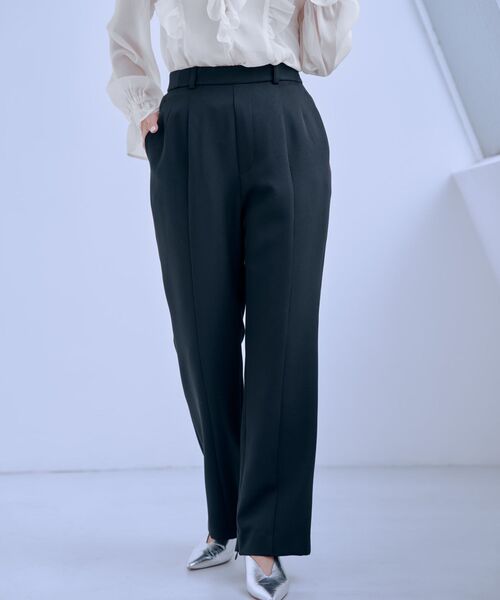COHINA(コヒナ)の「2wayスリムフレアパンツ 【低身長・小柄女性】(その他パンツ・レディース・ブラック/ブルー/ベージュ・XS-Short/S-Short/XS-Regular/S-Regular)」の1枚目の写真