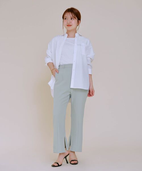 COHINA(コヒナ)の「2wayスリムフレアパンツ 【低身長・小柄女性】(その他パンツ・レディース・ブラック/ブルー/ベージュ・XS-Short/S-Short/XS-Regular/S-Regular)」の11枚目の写真
